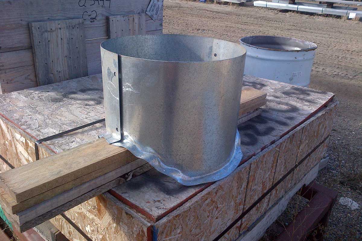 Meridian Mfg. - Adaptateur de ventilateur de toit de 40,6 cm (16 po) de diamètre, pour ArchWall standard utilitaire