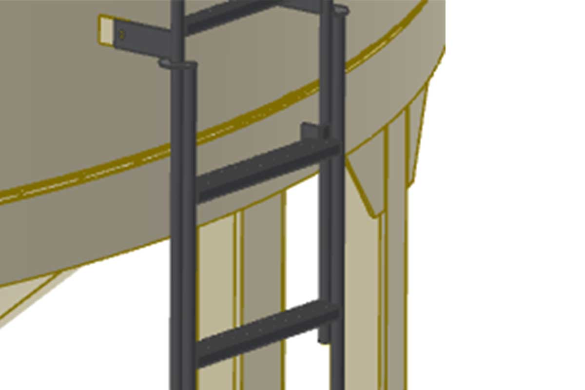 Meridian Mfg. - Retractable ladder
